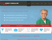 Tablet Screenshot of ntcardiovascularcenter.com